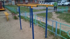 Площадка для воркаута в городе Хабаровск №2304 Маленькая Современная фото